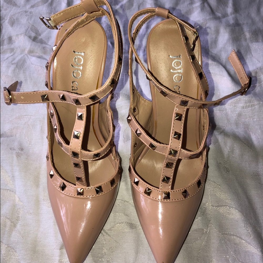Jojo Cat Light Pink Heels